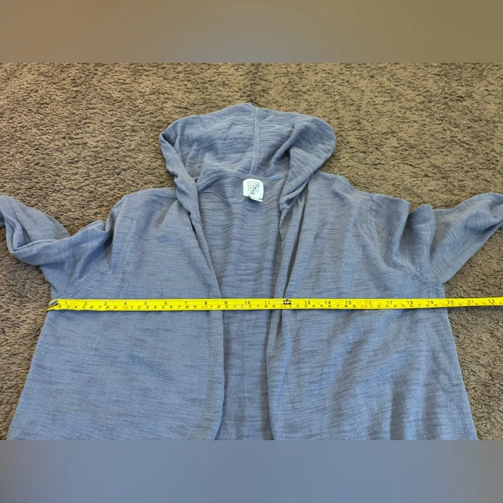 2 FOR $25 Core Life Blue Purple 100% Cotton Open Front Cardigan Sweater Size XS - Picture 8 of 8